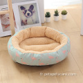 Stock Warm Soft Luxury Luxury Round Chiens Lits